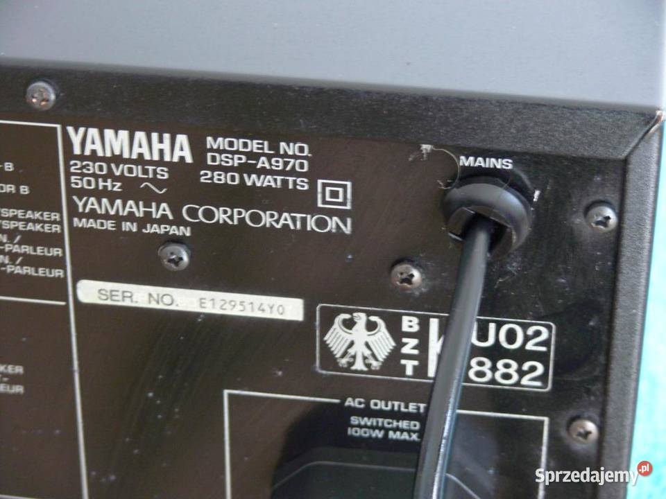 Wzmacniacz Yamaha DSP A970 mocny 280 wat WYSYŁKA podkarpackie Jasło