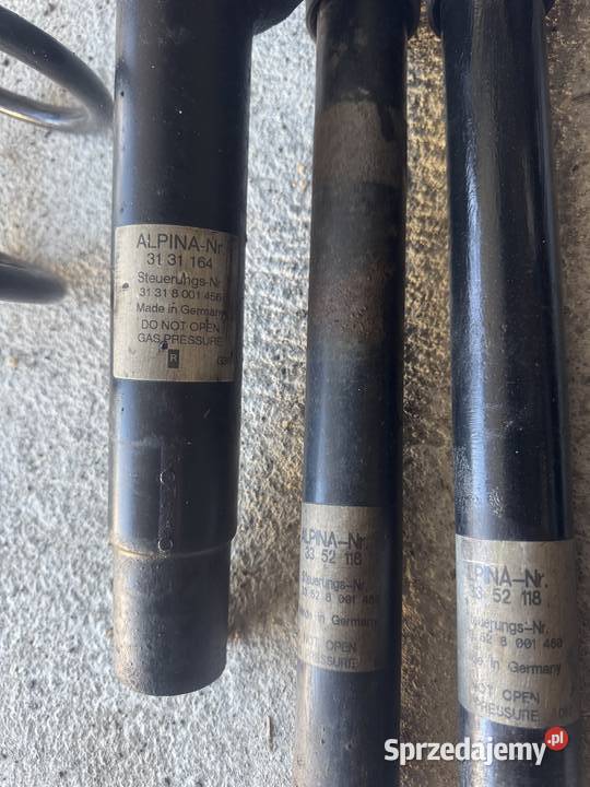 Zawieszenie BMW E46 Alpina B3 B3s amortyzatory i Sobin