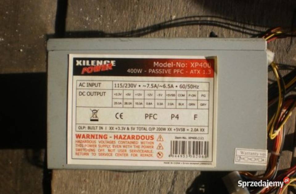 Zasilacz do komputera pc ATX 420W Olkusz