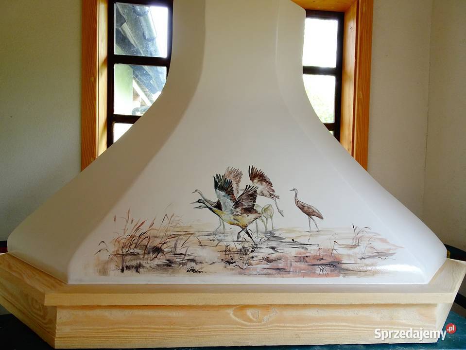 okap kuchenny narożny kuchnie kaflowa Funkcja pochłaniacza Poznań