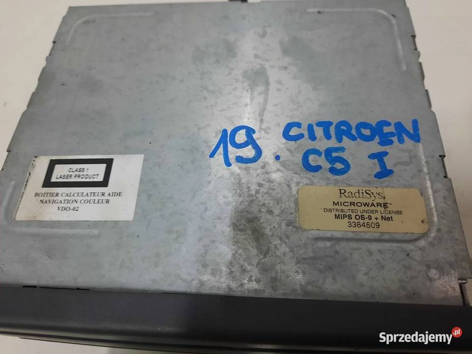 CITROEN C5 I RADIOODTWARZACZ 96476992ZE CZYTNIK osobowe świętokrzyskie Włoszczowa