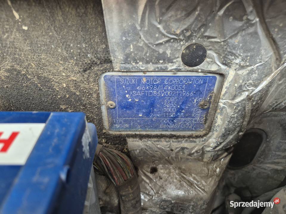 Suzuki Grand Vitara 20 TD Kratka Ciężarowy 257613km Suzuki świętokrzyskie Tokarnia