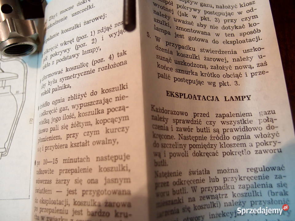 Turystyczna gazowa lampa oświetleniowa PREDOM z Łódź