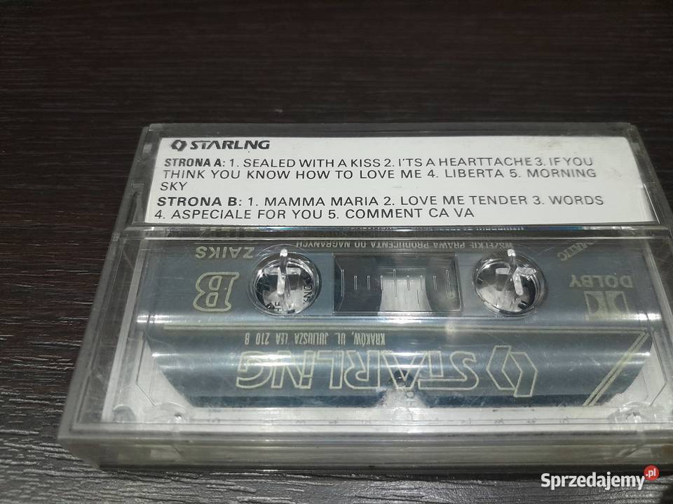 Kaseta magnetofonowa Wyślę tobie list Przeboje Wieliczka
