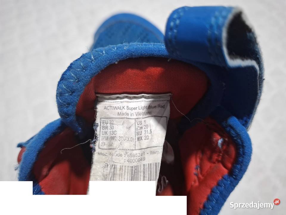 Buty chłopięce sportowe na rzepy 32 Decathlon 21 Czeladź