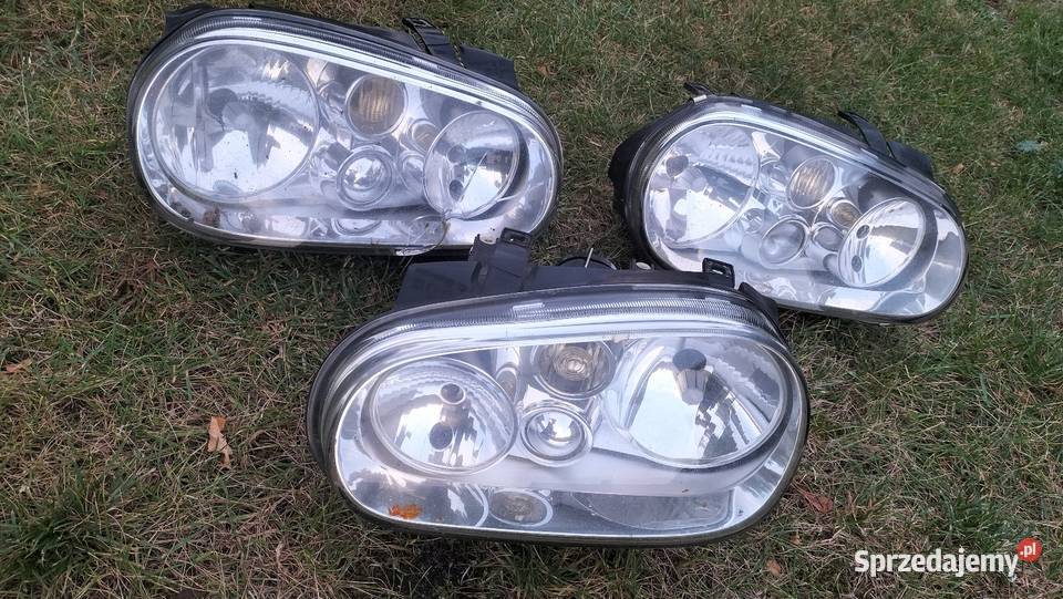 Lampy przednie Vw Golf 4 oryginał na części dolnośląskie Chocianów