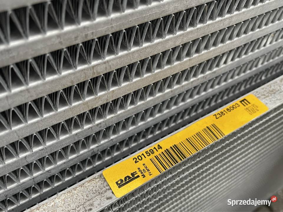 Komplet chłodnic intercooler woda klimy Daf Xf