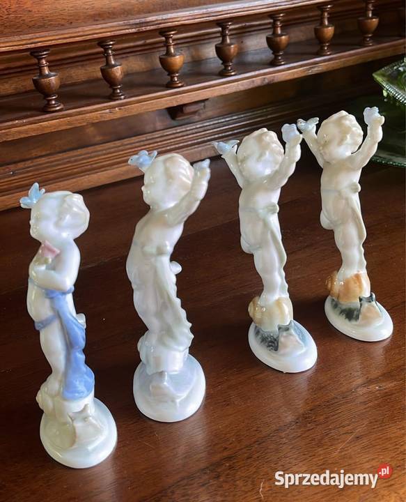 Wiosna Figurki Pory Roku Ilmenau Porzellanfabrik Gdańsk