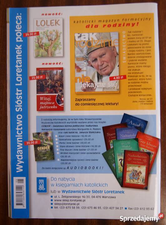 Różaniec miesięcznik formacyjny maj 2014 Wychowanie i rodzina