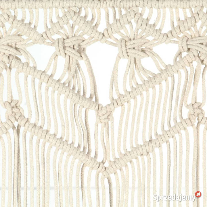 Zasłona z makramy 140 x 240 bawełna WM323976 Warszawa
