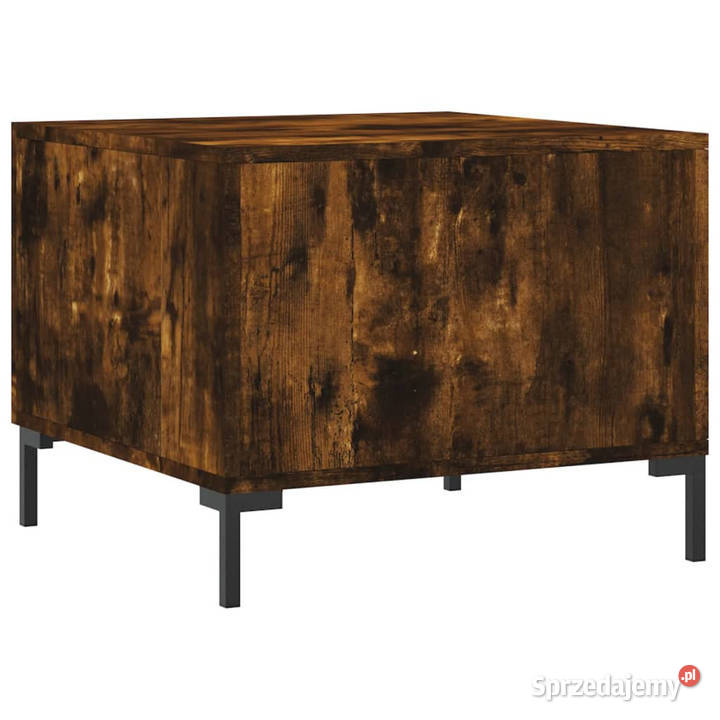Stolik kawowy przydymiony dąb 50x50x40 WM829406