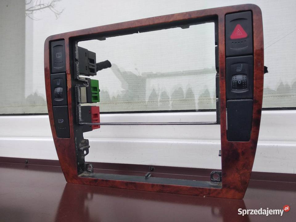 VW Passat B5 LIFT FL dekor środkowy drewno ramka Sieradz