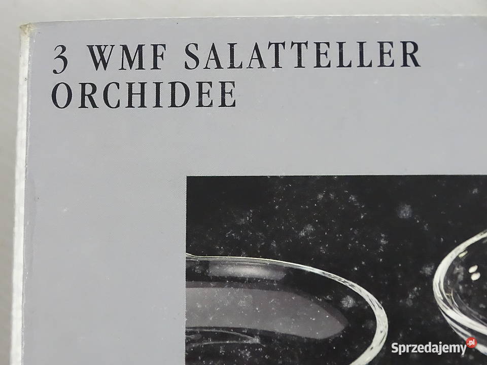 Nowy Zestaw Vintage WMF Orchidee 3x Szklane Biłgoraj
