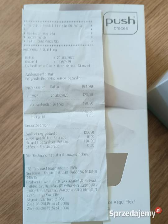 Orteza stawu skokowego i stopy podkarpackie Wielkie Oczy