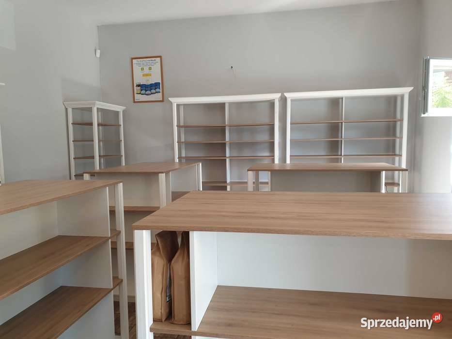 Drewniane Meble Lada regały czterostronne Siewierz
