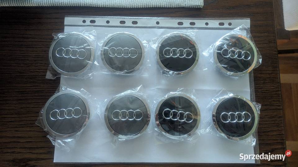 Dekielki Audi srebrne i czarne Ciężkowice