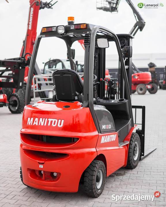 WÓZEK WIDŁOWY MANITOU MI18D NOWY WÓZEK WIDŁOWY Zator