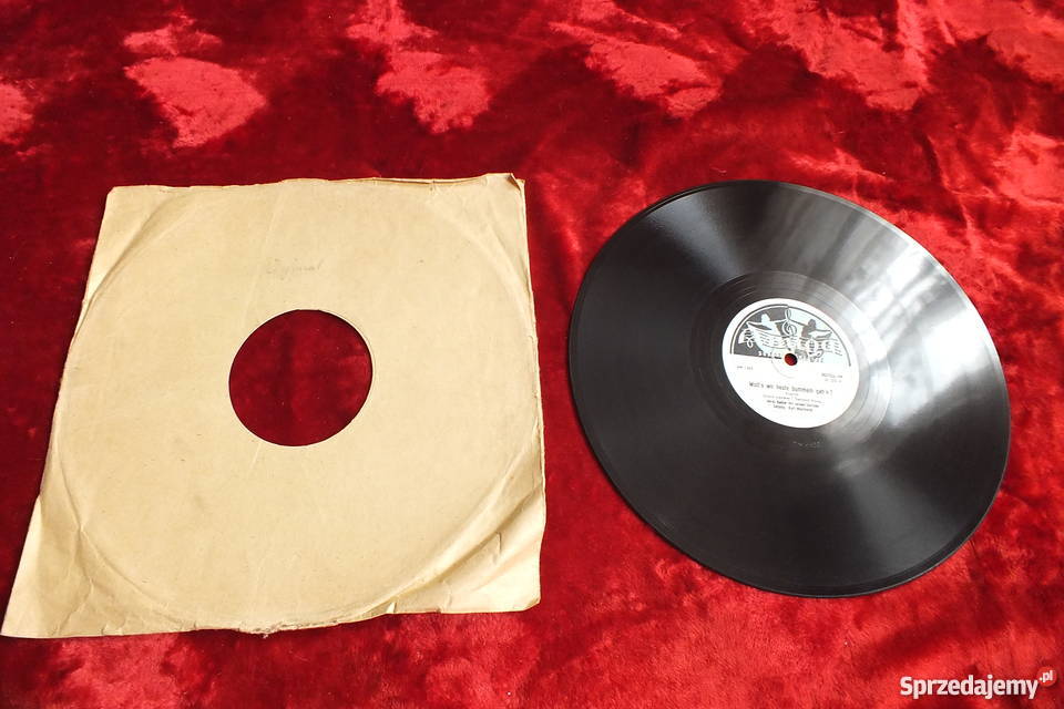 Płyta winylowa szelakowa niemiecka gruba ciężka Muzyka Żary