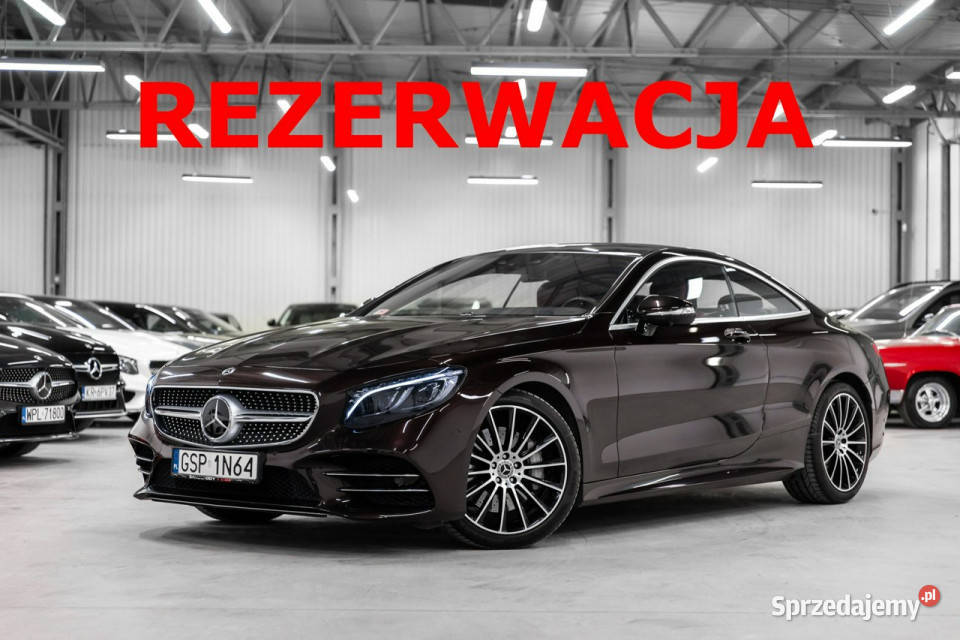Mercedes S 560 560 4Matic Coupe Salon Polska lakier metallic Węgrzce