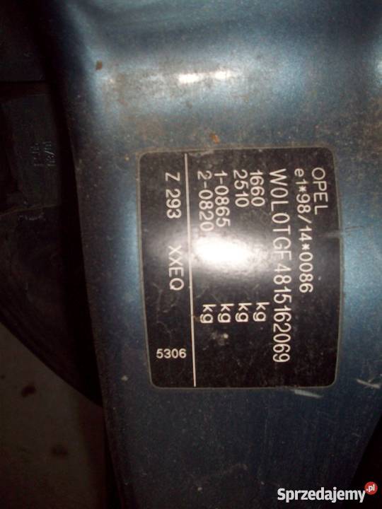 Klapa tył Opel Astra IIG2 Hatchback Z 293 Karoseria Medynia Kańczucka