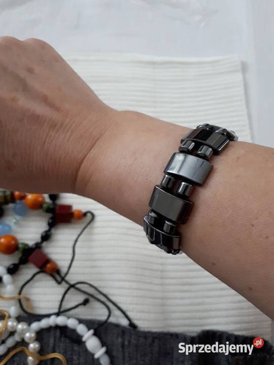 Bransoletka grafitowa na gumkę sprzedam