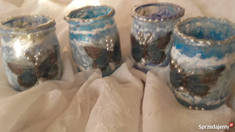 MAŁE LAMPIONIK AUTORSKIE Z MOTYLAMI wielkopolskie Piła