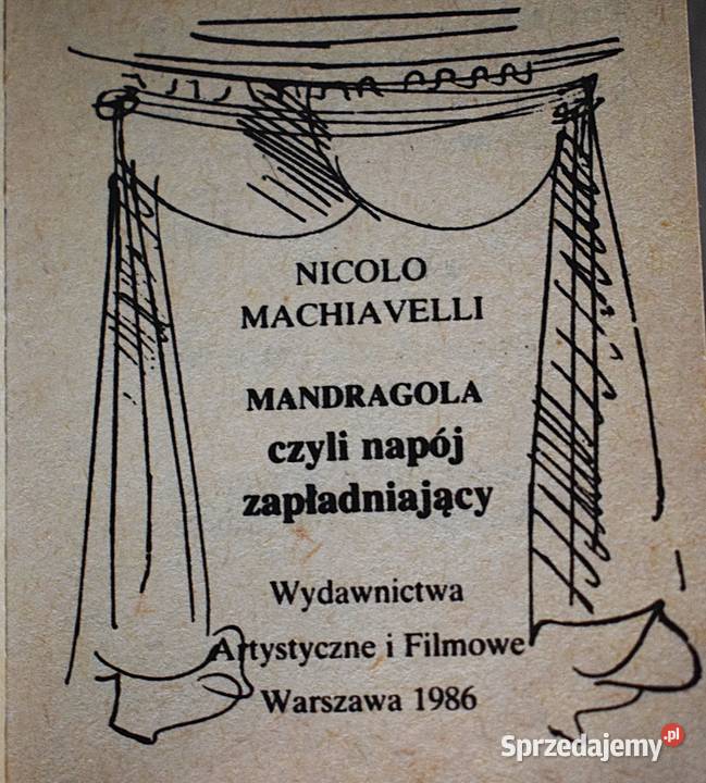 Mandragola Niccolo Machiavelli miniatura Chełmno