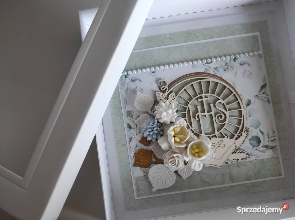 Kartka ręcznie robiona na Pierwszą komunię Łódź