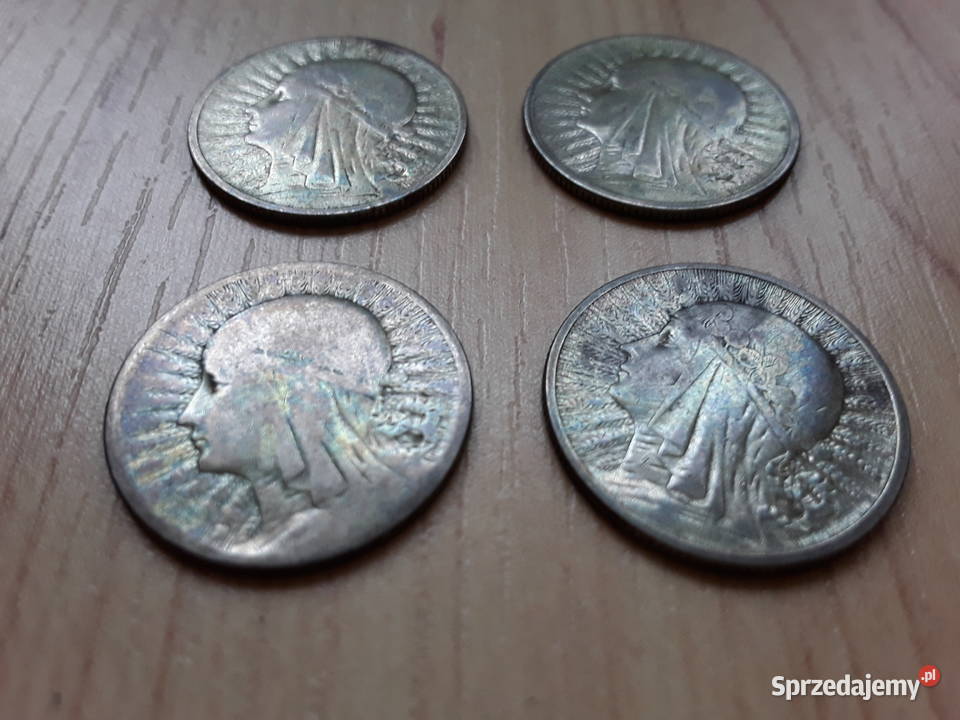 Monety srebrne 2 z 1933 i 1934 r srebro Warszawa sprzedam