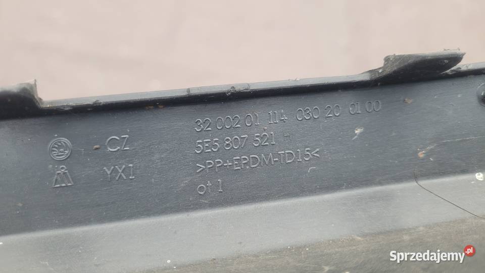 SKODA OCTAVIA III SEDAN DOKŁADKA SPOILER DYFUZOR Ruda Śląska