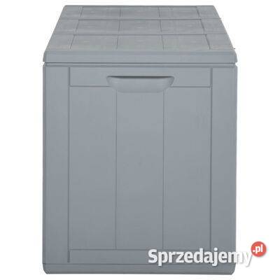 vidaXL Skrzynia ogrodowa 270 L szara rattan Skrzynie ogrodowe Warszawa sprzedam