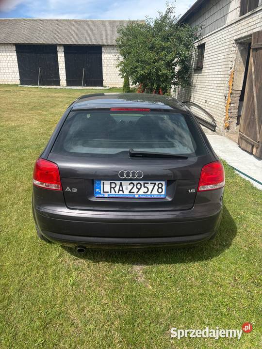 Audi a 3 8p czarny A3 Radzyń Podlaski sprzedam