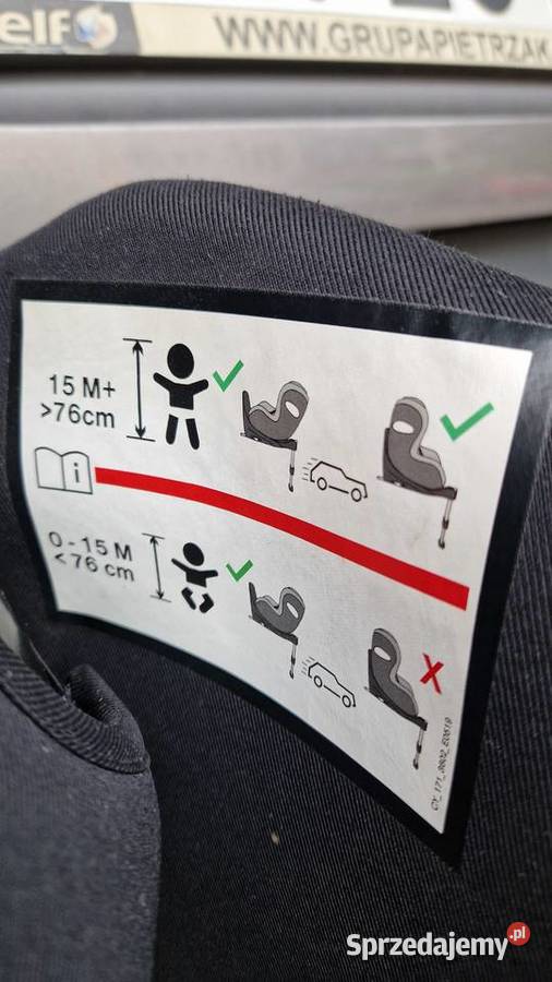 Fotelik samochodowy Cybex Sirona 76 104 z bazą Akcesoria śląskie