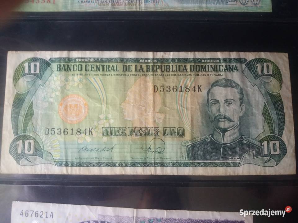 Banknot Dominikana śląskie Będzin