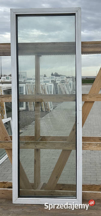 OKNA KacprzaK Witryna 76X199 FIX Używany PCV sprzedam