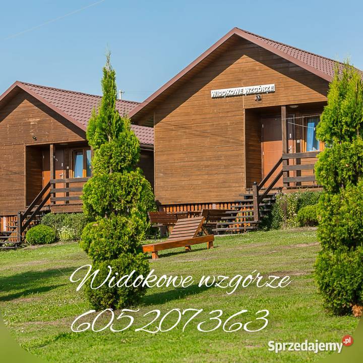 Domki 5 os w Polańczyku Widokowe wzgórze 35m2 Wynajem Polańczyk