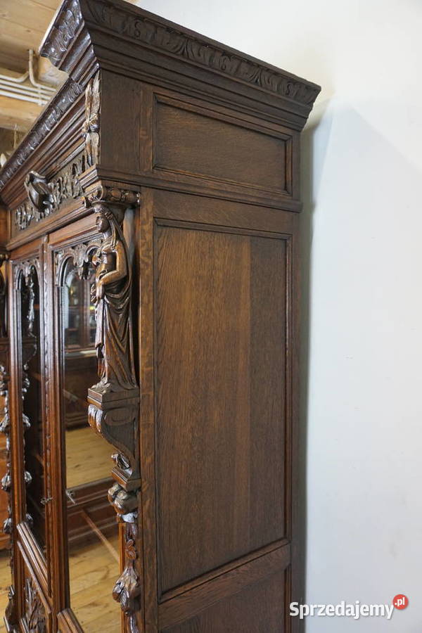 STARA FIGURALNA BIBLIOTEKA DWUDRZWIOWA BOGINIE Meble Niemcza