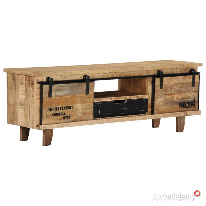 Szafka pod TV 120x30x40 lite drewno mango Warszawa sprzedam