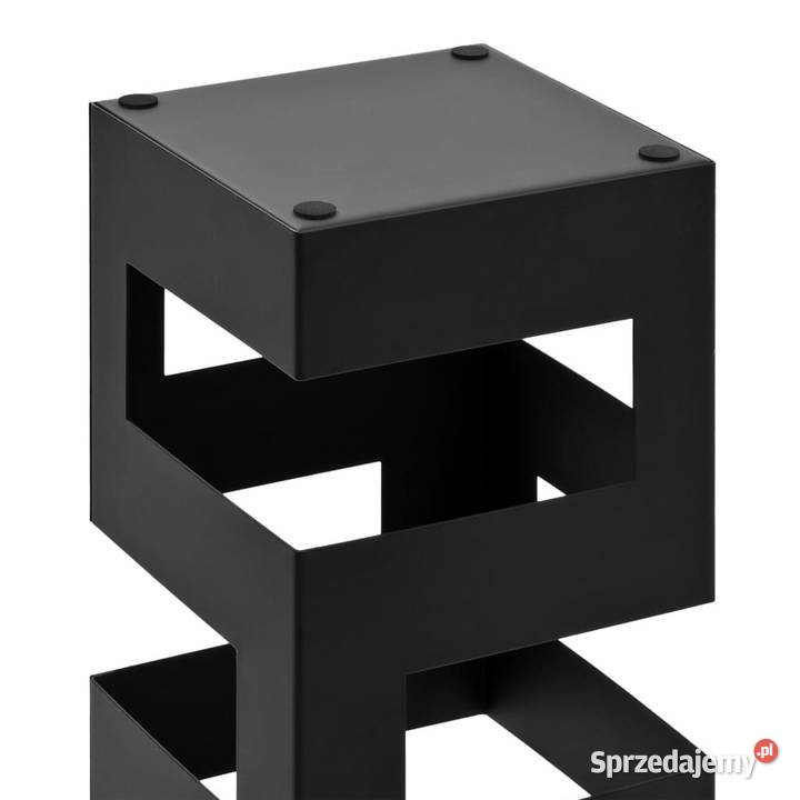 Stojak na parasole stalowy czarny WM246794 sprzedam