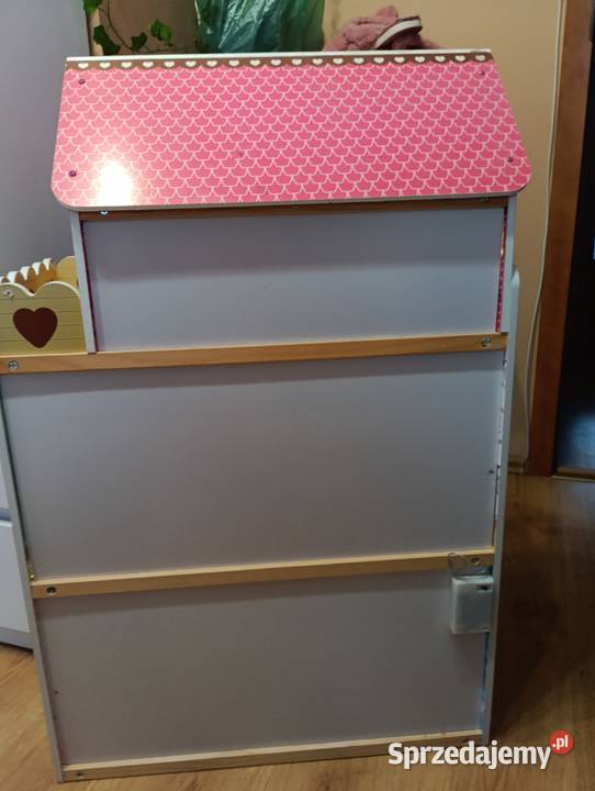 Drewniany domek lalek XXL podświetlany 3 lata+ Gościno