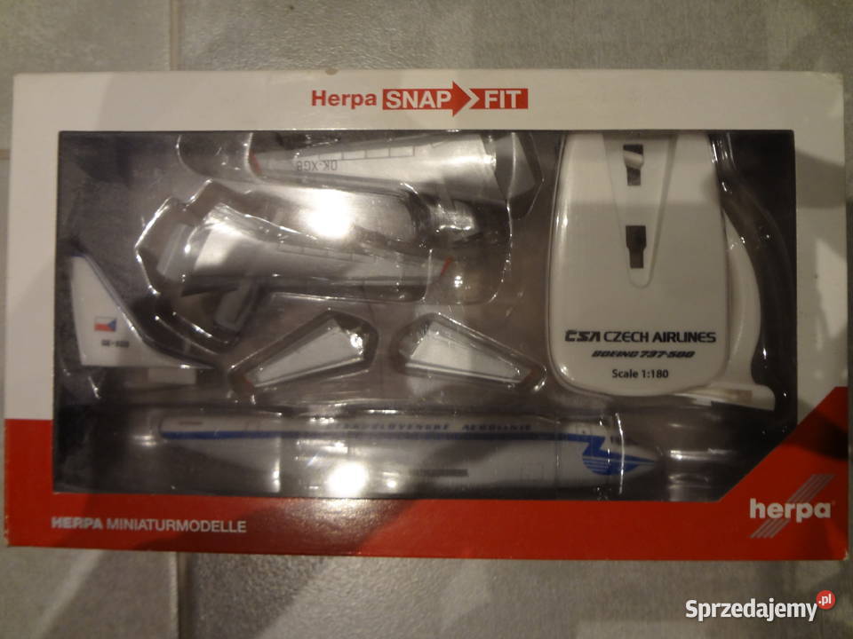 model samolotu Czech Airlines Boeing 737500 sprzedam