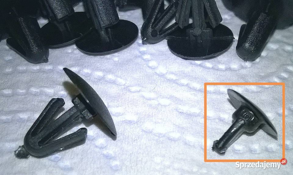 Spinki Kołki uszczelki drzwi Nissan Xtrail 2009 Łódź