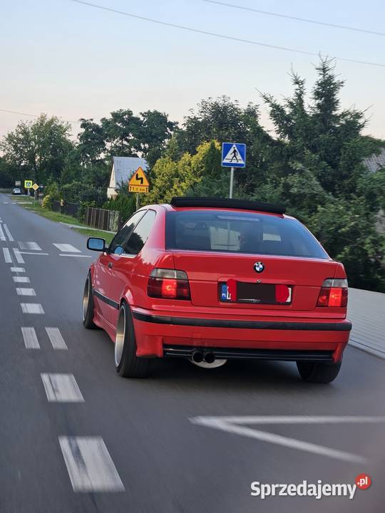 BMW E36 323TI Herllot 25 m52 czerwony Końskowola