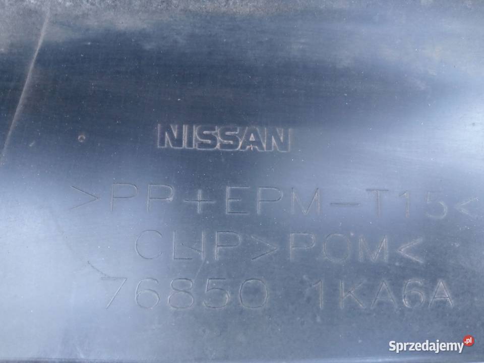 LISTWA PROGOWA PRAWA NISSAN JUKE Karoseria wielkopolskie Nowy Tomyśl