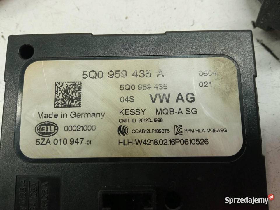 MODUŁ ZESTAW 5Q0919283F 5Q0959435A Skoda Fabia
