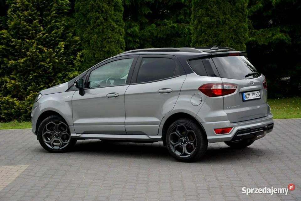 Ford EcoSport STLine Black Led Skóry Navi Kamera czujnik deszczu mazowieckie Ostrów Mazowiecka