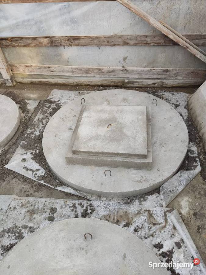 Kręgi pokrywy włazy Betonowe studnia szambo sprzedam