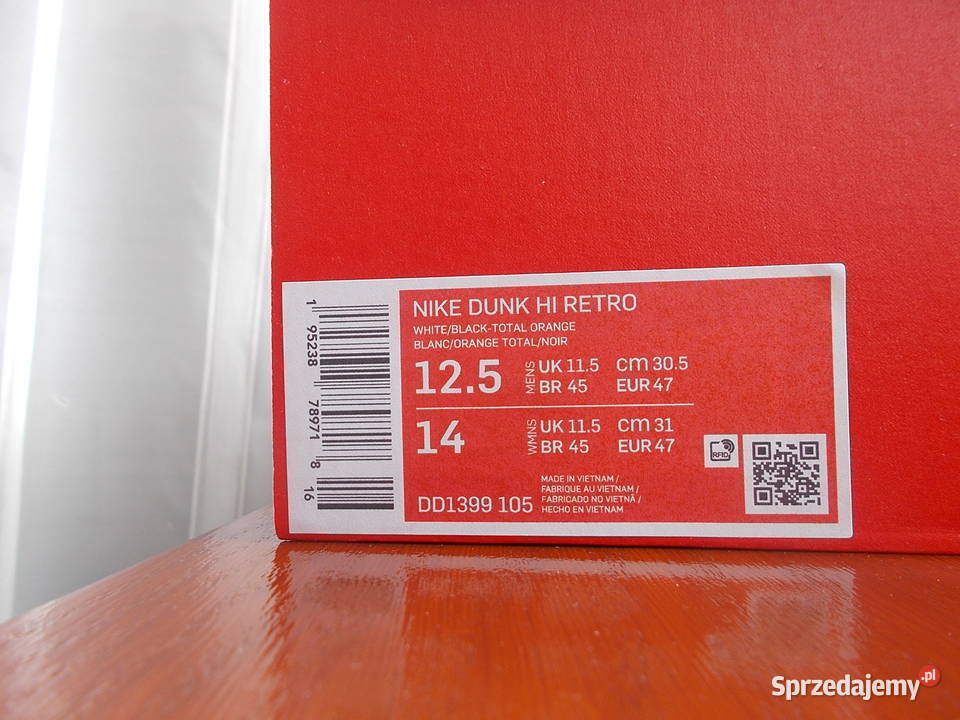 r Eur 47 Nike Dunk High Black White Panda Nike Poznań