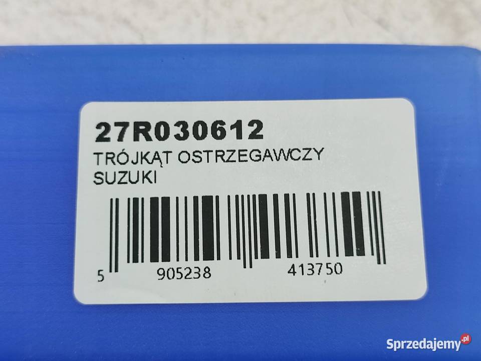 TRÓJKĄT OSTRZEGAWCZY SUZUKI Z POKROWCEM lubelskie