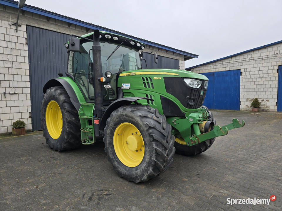 Ciągnik JOHN DEERE 6140R 4x4 2013 r TUZ przedni warmińsko-mazurskie Włosty sprzedam